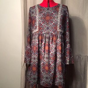 Xhilaration Boho Peasant Dress
